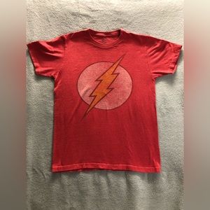 DC Comics The Flash Distressed Logo Graphic Tee Men Small